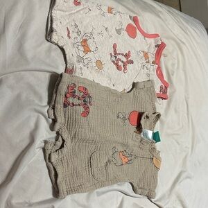 Disney Kids One Pieces - Cream and Tan with Tigger Design